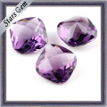 Amethyst Square Cushion Cubic Zirconia